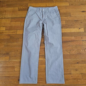 Bonobos Mens Gray Straight Leg Chinos Size 31x30